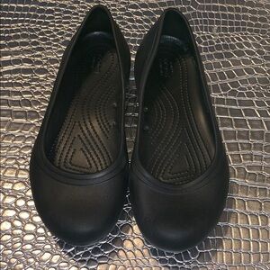 CROCS Black Women's Flats